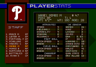 World Series Baseball 98 screenshot 3 for Sega Genesis